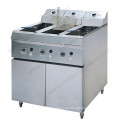 Guangzhou Commercial Stainless Steel Freestanding 1-Tank 2-Basket Commercial Deep Fryer